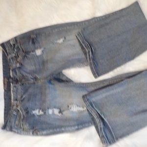 AMETHYST WOMENS JEANS SIZE 16 DISTRESSED EXCELLENT